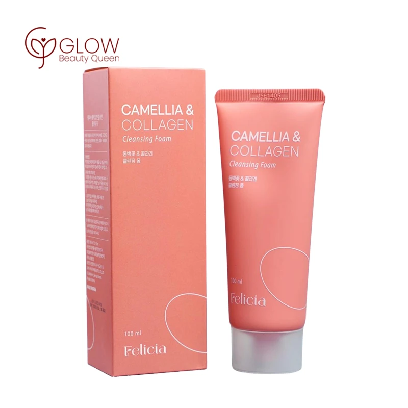 Felicia Camellia & Collagen Cleansing Foam (100ml) – ১০০% অরিজিনাল কোরিয়ান ডিপ ক্লিনজিং ও অ্যান্টি-এজিং সল্যুশন
